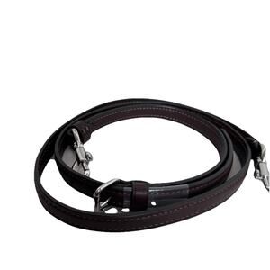 COACH Ladies Crossbody Bag Shoulder Strap Leather Bags Dark Brown
